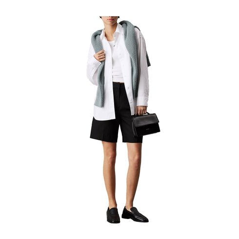 Calvin Klein Bermuda Bermuda Donna in misto lino 34 P25 - CALVIN KLEINK208380 - BEH - 34 - Francavilla Moda